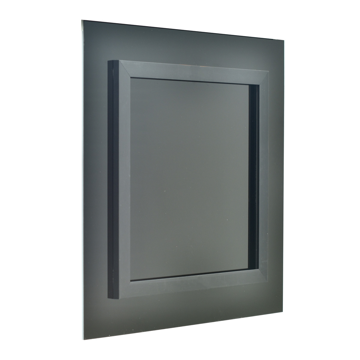 Rear support frame for acrylic photo print