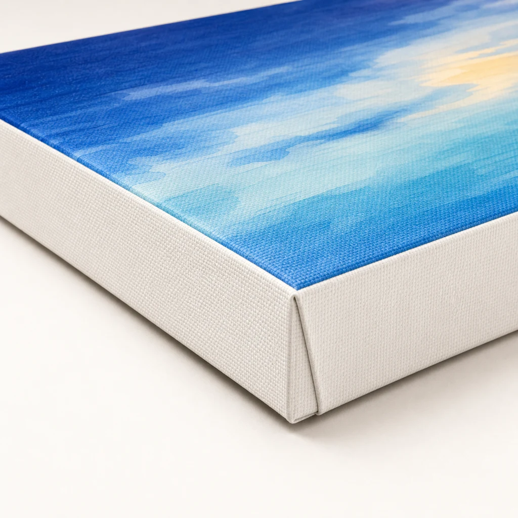 White edge wrap preview